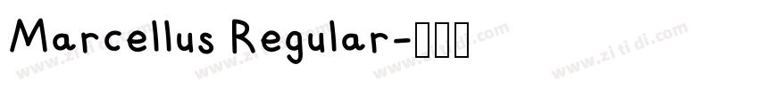 Marcellus Regular字体转换